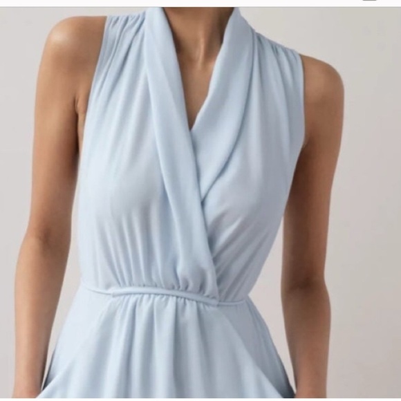 Wilfred Sabine dress light blue size small EUC - Picture 3 of 9